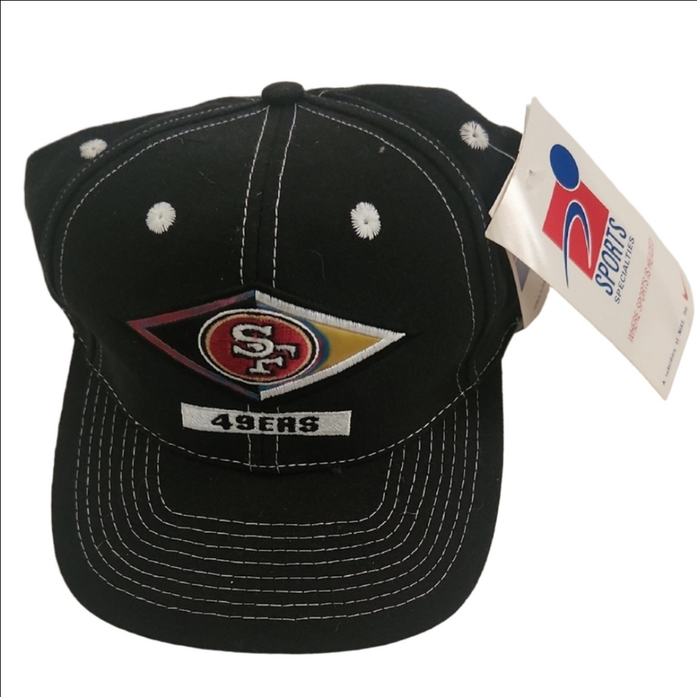 Sports Specialties by Nike 90s Black 49ers Cap with Holographic Logo
